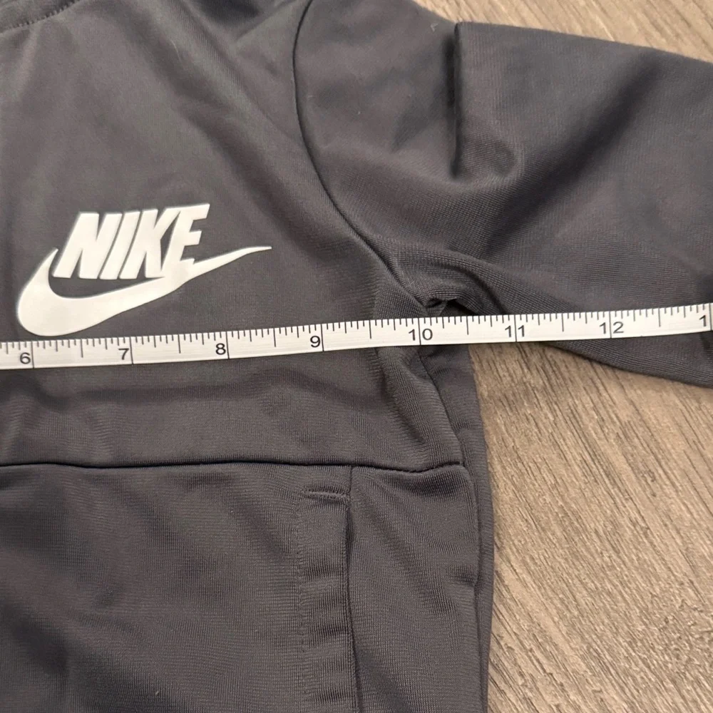 Nike Kids Charcoal gray Full-Zip Jacket
